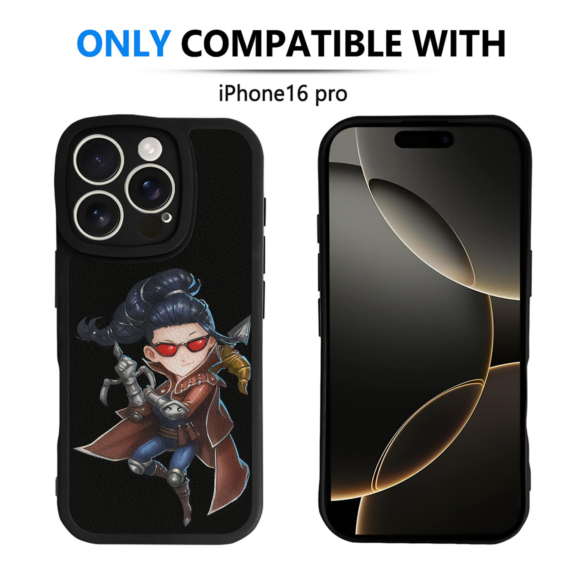 （画像用） リーグ・オブ・レジェンド League of Legends LOL 【iPhone 16シリーズ対応】シリコンスマホケース（レザー調） 材質：シリコン